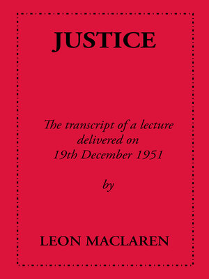cover image of Justice